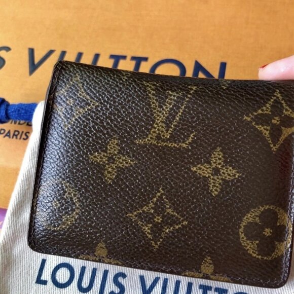 Authentic Louis Vuitton Monogram Mini Wallet Card Holder - Picture 2 of 7